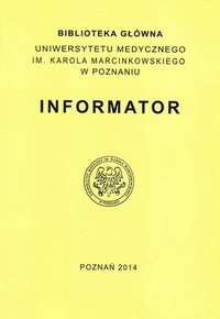 Okładka publikacji Informator. Biblioteka Główna.