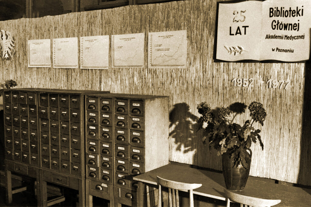 Biblioteka, ul. Sieroca, szafki katalogowe