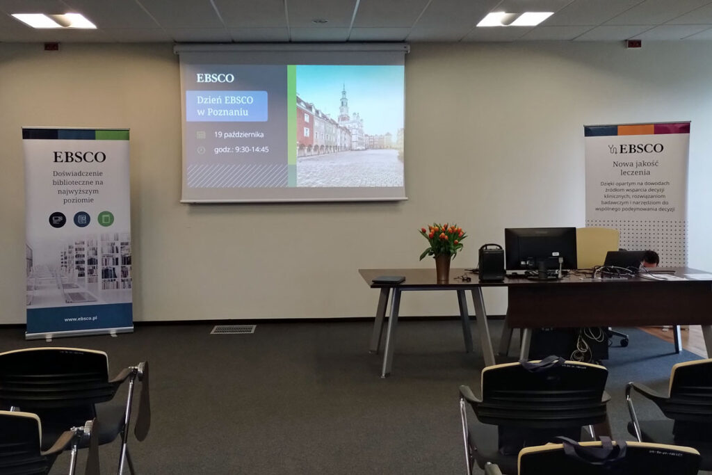 Dzień Ebsco w BG UMP (19.10.2022) - sala obrad